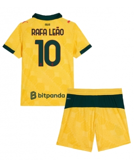 AC Milan Rafael Leao #10 Maglia Gara Terza Repliche 2025-26 Bambino Maniche Corte